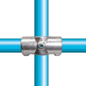 Two Socket Cross Tube Clamp - With Centre Vertical Tube