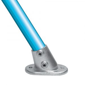 Angled Base Flange Tube Clamp