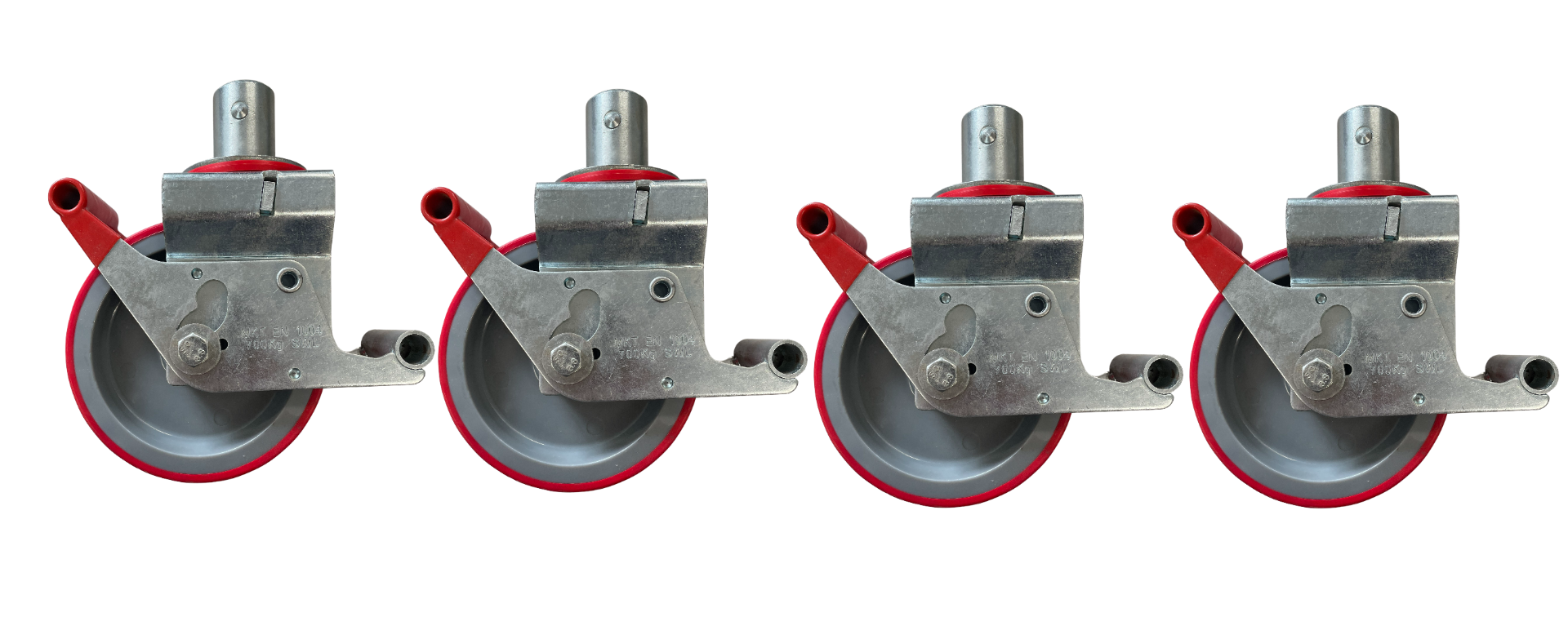 150mm / 6" Alloy Tower Castors Scaffold Tower Wheels Set of 4